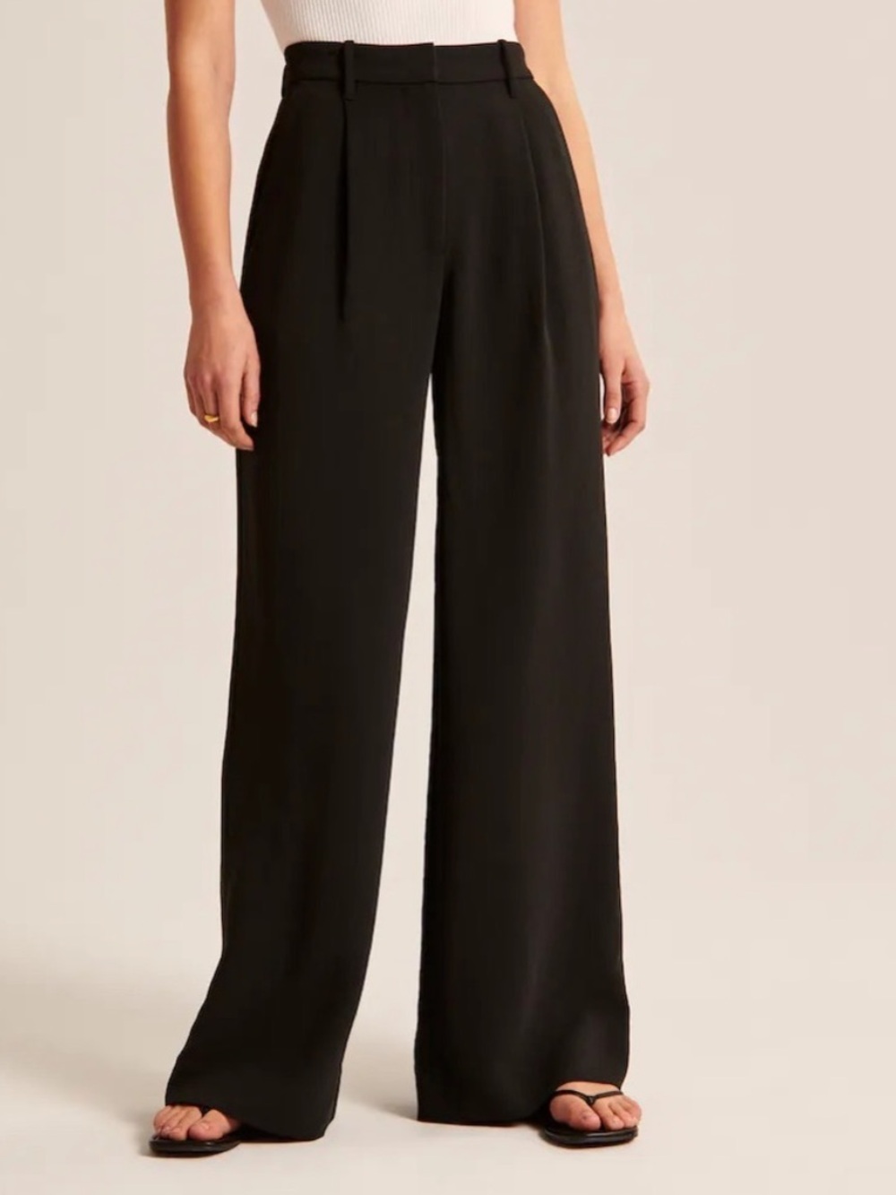 Abercrombie & Fitch Sloane Tailored Premium Crepe Pant size 26R